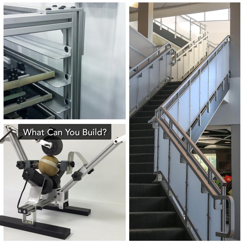 80/20 8020, 8213, 2" x 1" x 0.188" Structural Angle Aluminum Stock Profile, Wall Thickness 3/16", 90 Degree Angled DIY Industrial 2 Inch x 1 Inch Metal Profile (72" Long) - Image 5